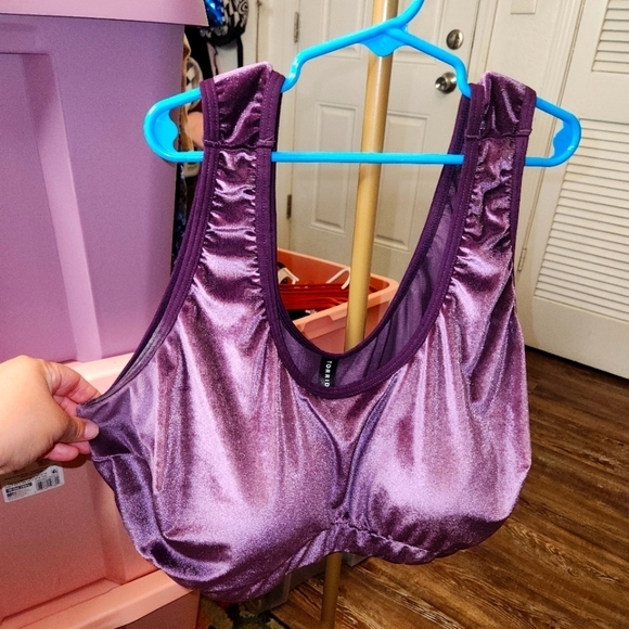 torrid Other - NWOT Torrid Purple Velvet Size 4X Bra / Bralette
